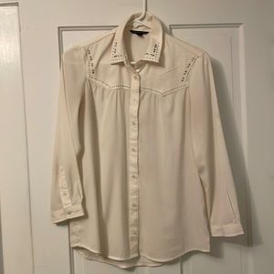 Cream Button Up Shirt